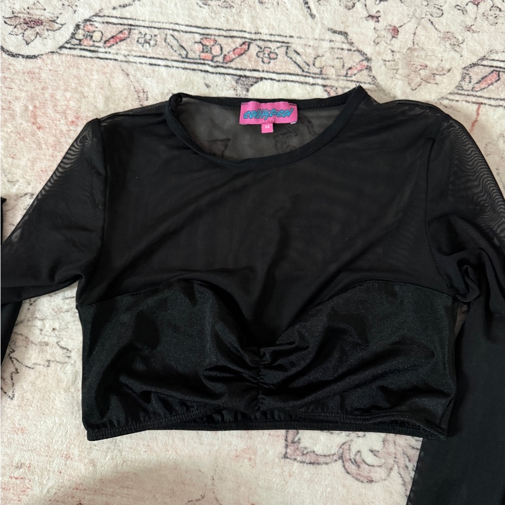 Edikted Mesh Crop Top